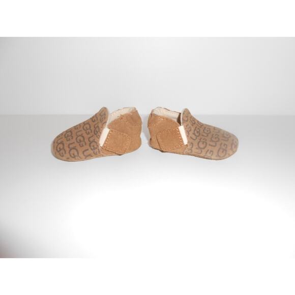 UGG Chestnut Baby Logo Pre-walker Roos Booties - Picture 10 of 16